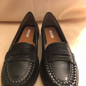 GEOX Black Loafers Size 38.5 or 8.5